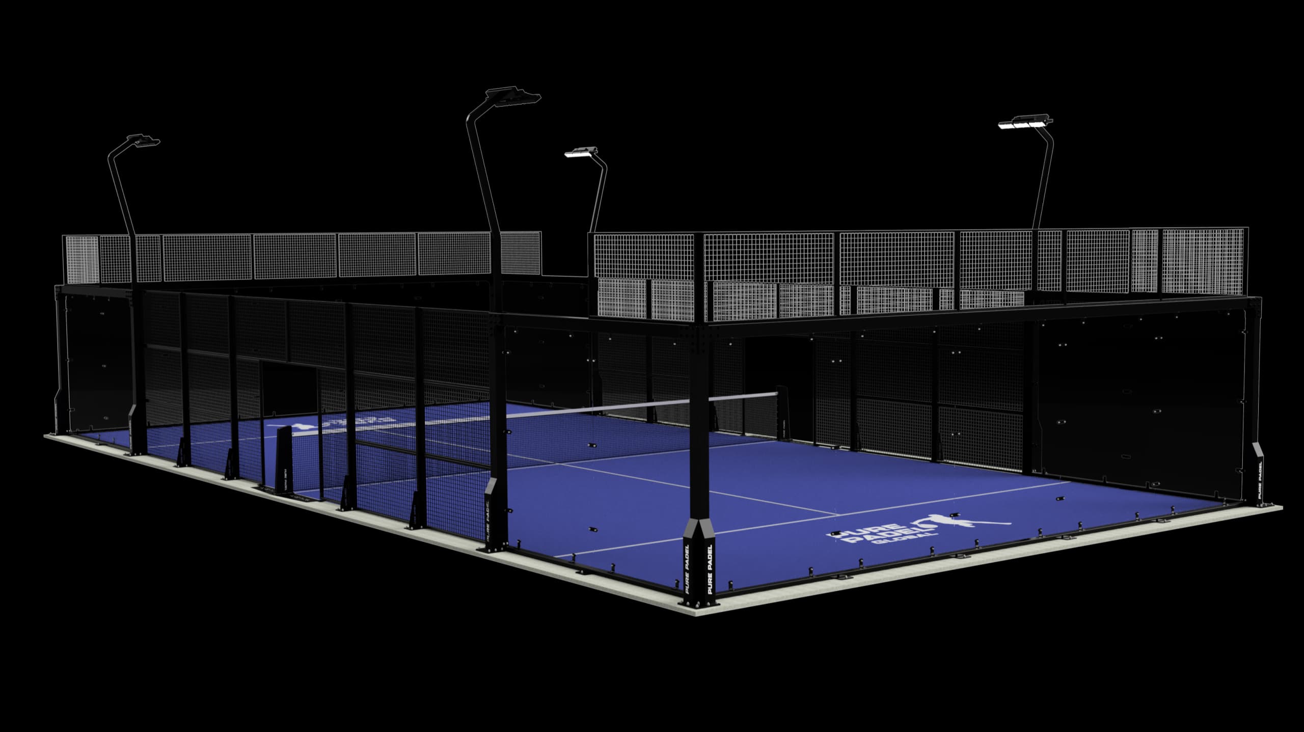 Fortis Duo court engineered for a New Zealand project