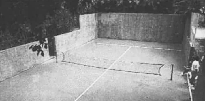 The original padel court created by Enrique Corcuera in Acapulco